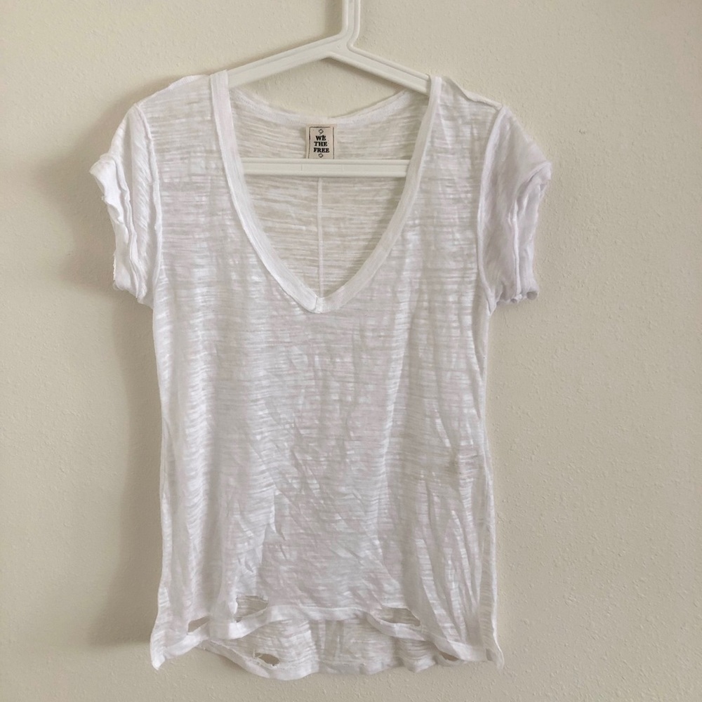 White Casual T Shirt